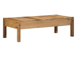 Mesa de Café Marrón 110 x 55 x 35 cm Madera maciza recuperada