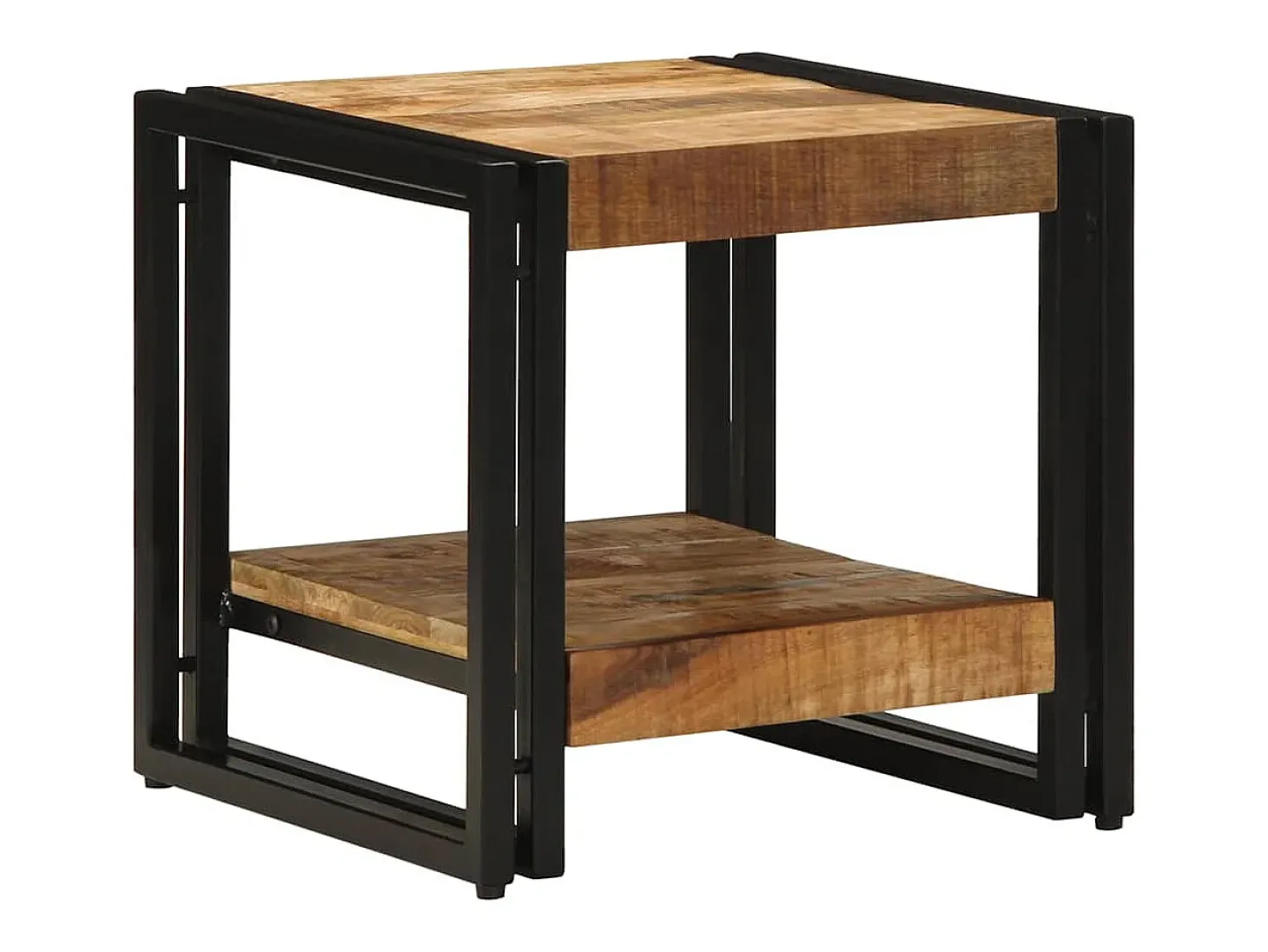 Mesa de Café Marrón 40 x 40 x 38 cm madera maciza de mango