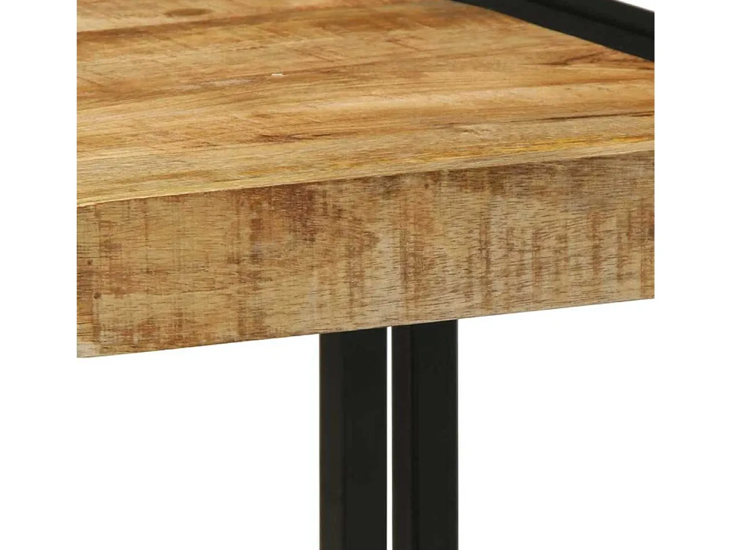 Mesa de Café Marrón 40 x 40 x 38 cm madera maciza de mango