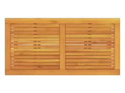 Mesa de Café Marrón 70 x 40 x 45 cm madera maciza de acacia