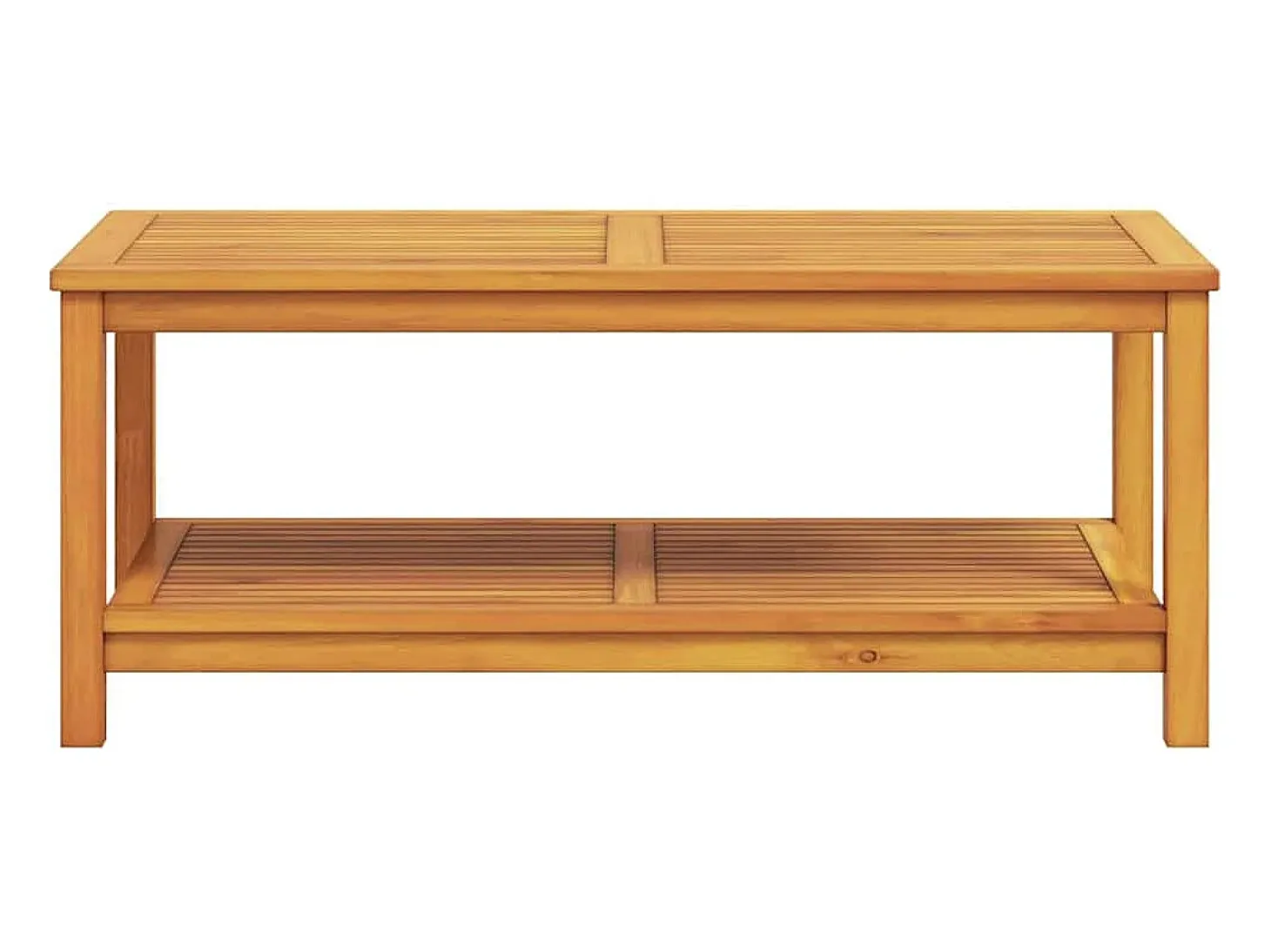 Mesa de Café Marrón 70 x 40 x 45 cm madera maciza de acacia