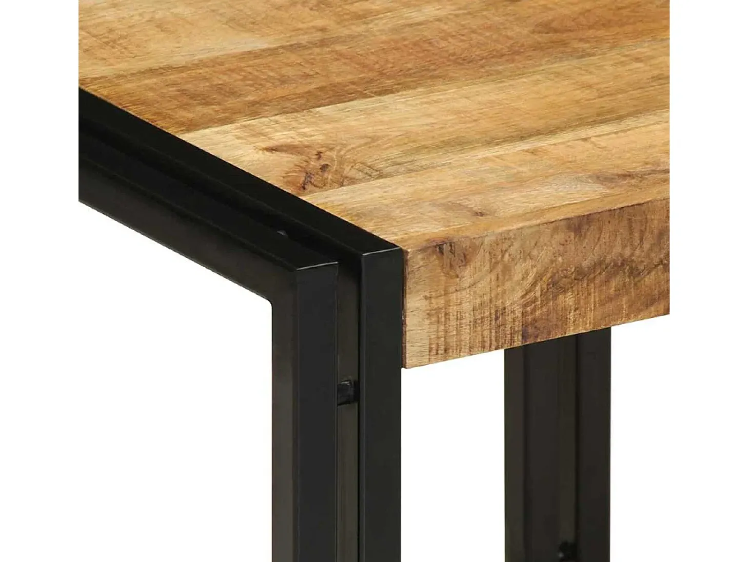 Mesa de Café Marrón 40 x 40 x 38 cm madera maciza de mango