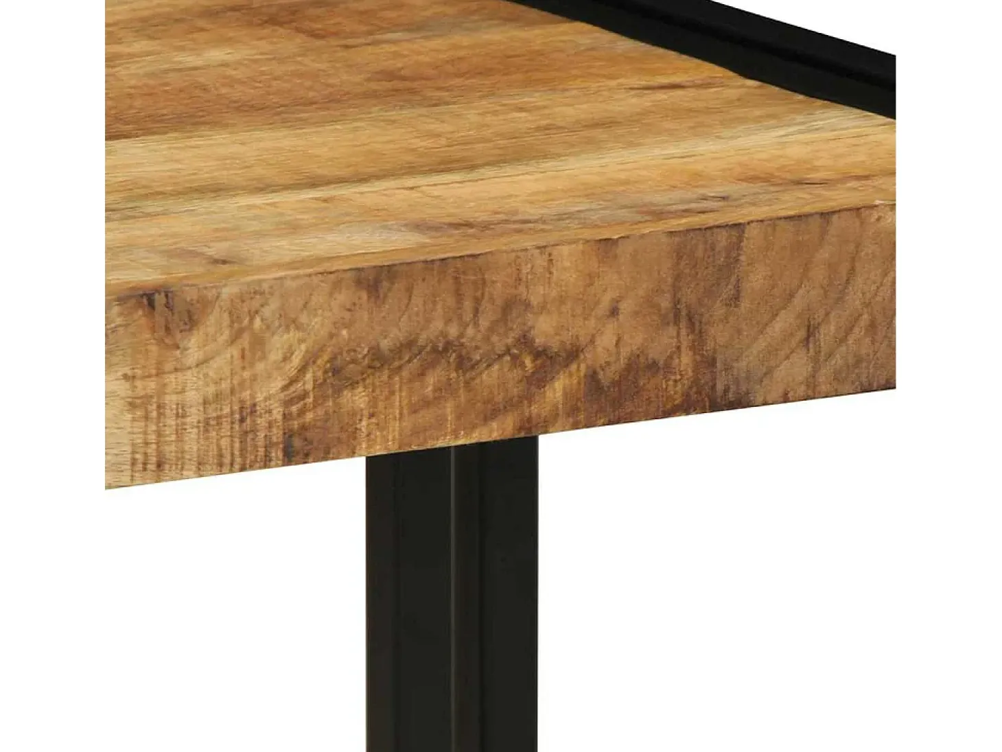 Mesa de Café Marrón 40 x 40 x 38 cm madera maciza de mango