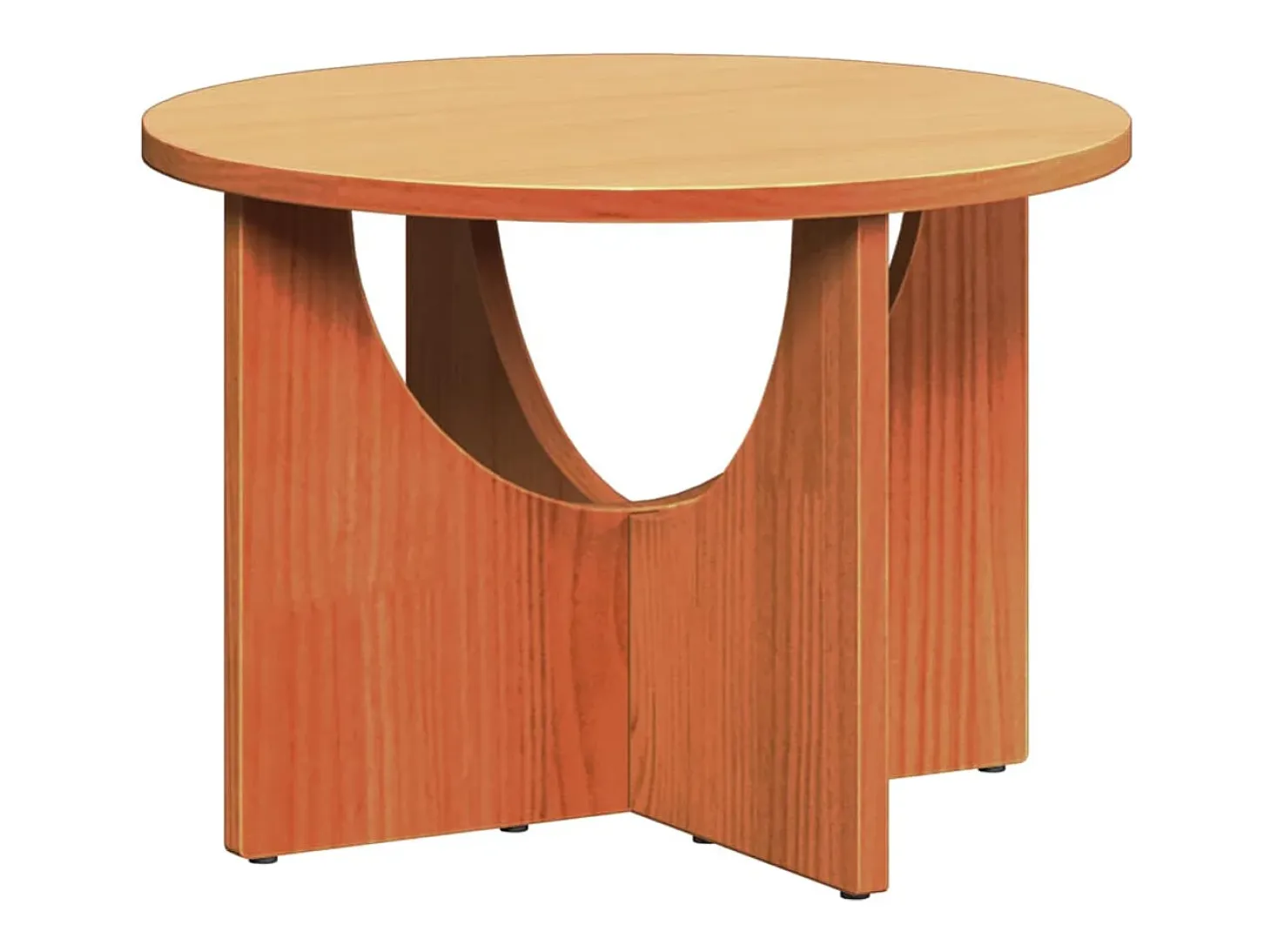 Mesa de Café Marrón cera 50 x 50 x 35 cm Madera maciza de pino