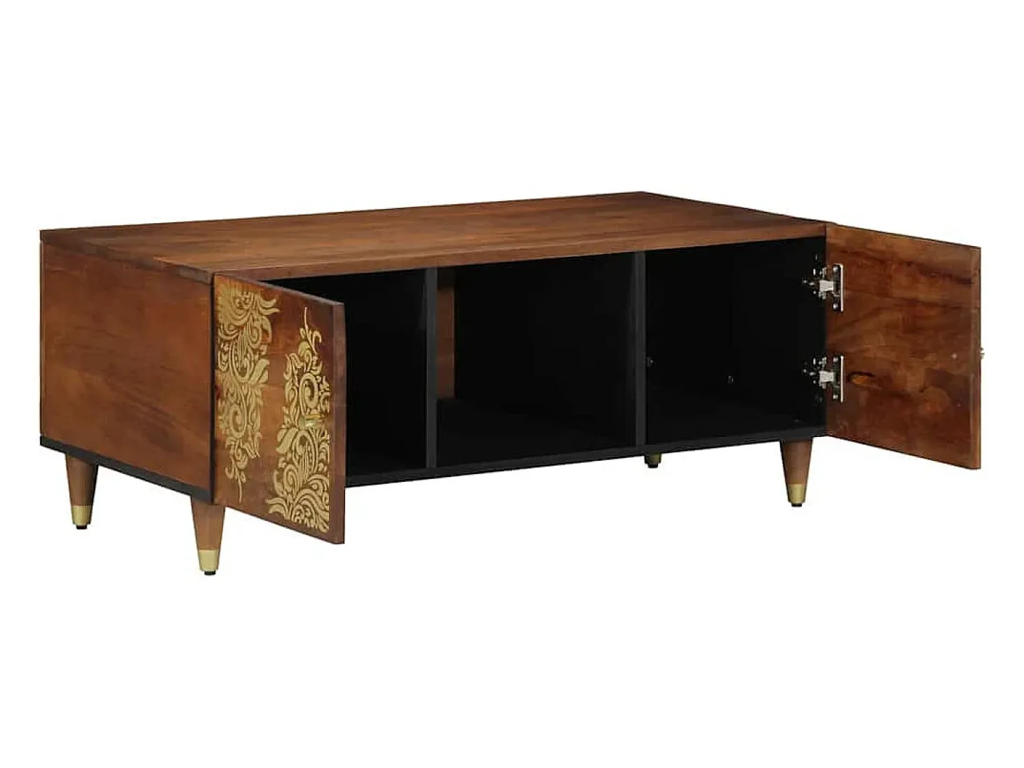 Mesa de Café Marrón miel 100 x 54 x 40 cm