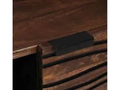 Mesa de Café Marrón y Negro 100 x 54 x 40 cm