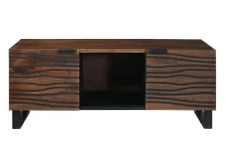 Mesa de Café Marrón y Negro 100 x 54 x 40 cm