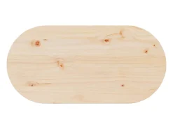 Mesa de Café Natural 80 x 39.5 x 35 cm Madera maciza de Pino