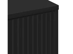 Mesa de Café Negro 90 x 49 x 46 cm Madera contrachapada