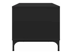 Mesa de Café Negro 90 x 49 x 46 cm Madera contrachapada