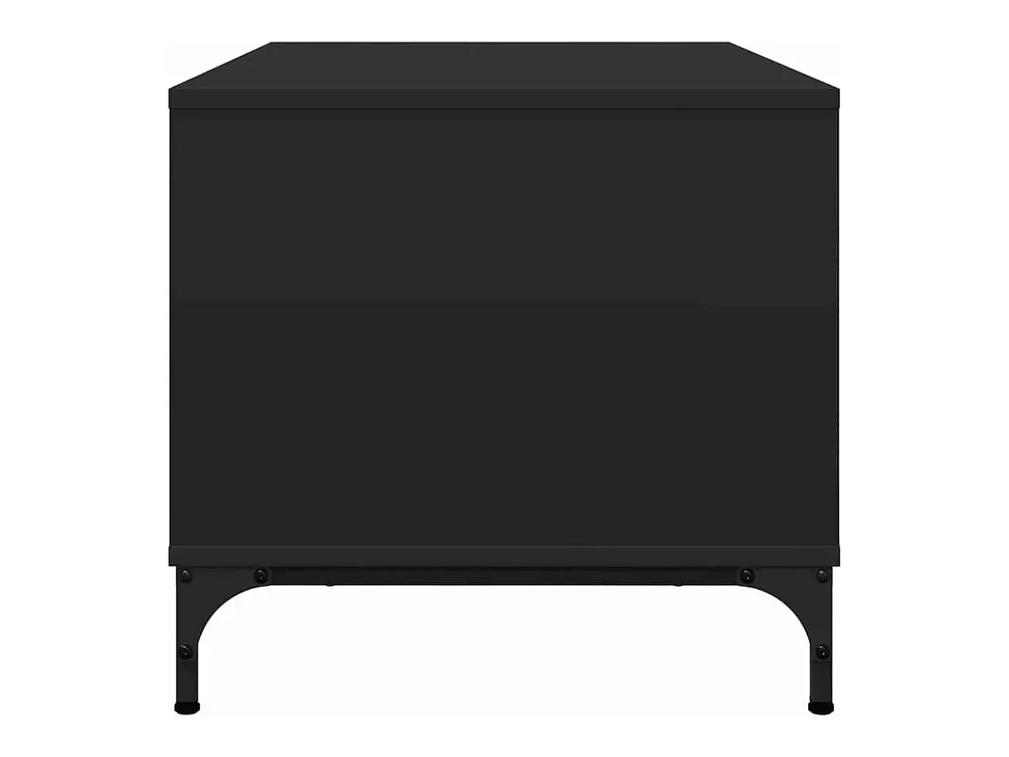 Mesa de Café Negro 90 x 49 x 46 cm Madera contrachapada