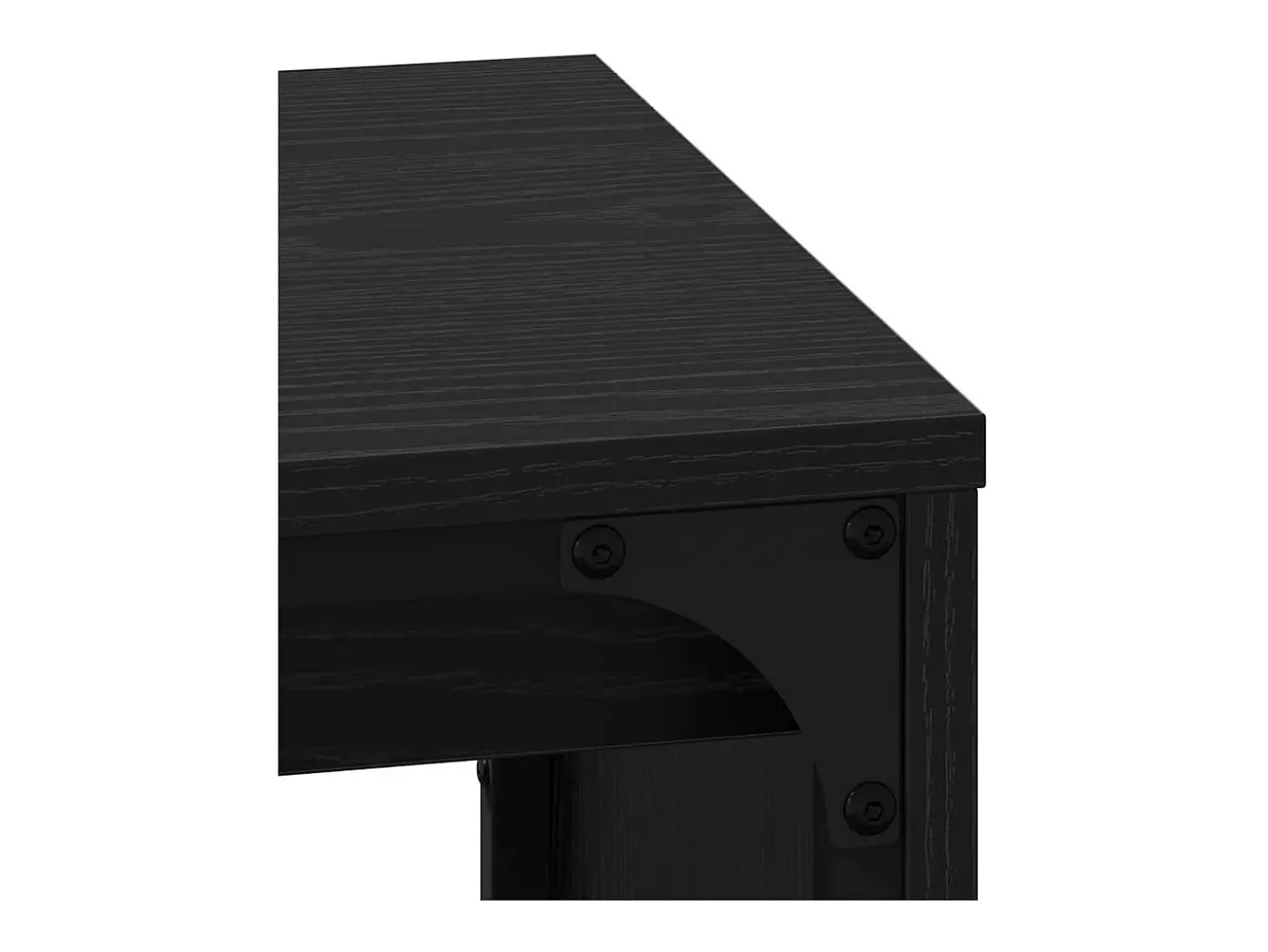 Mesa de Café Nido 3 piezas Roble negro 60 x 35 x 56 cm