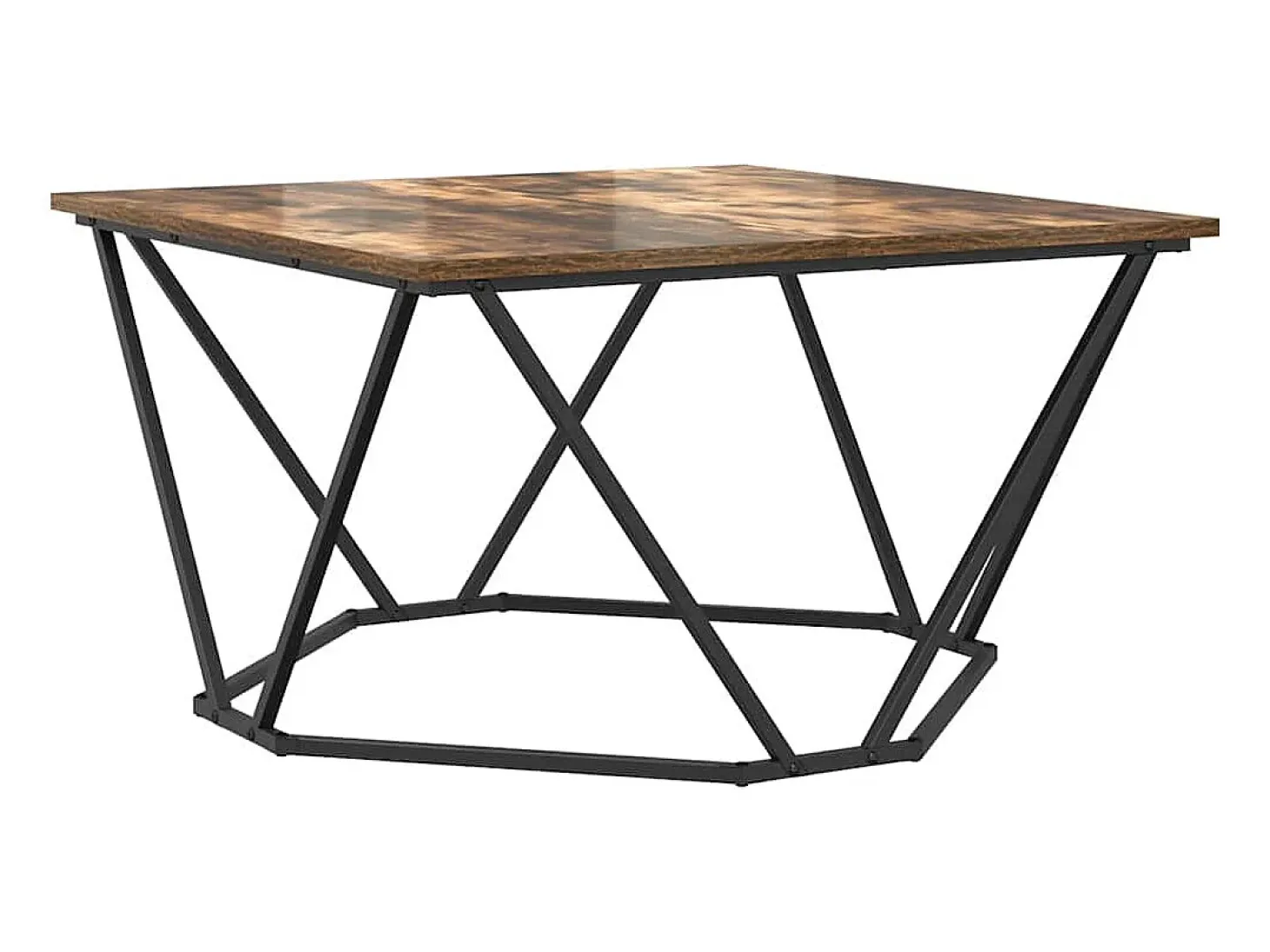 Mesa de Café Roble ahumado 80 x 80 x 45 cm