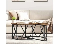 Mesa de Café Roble ahumado 80 x 80 x 42 cm