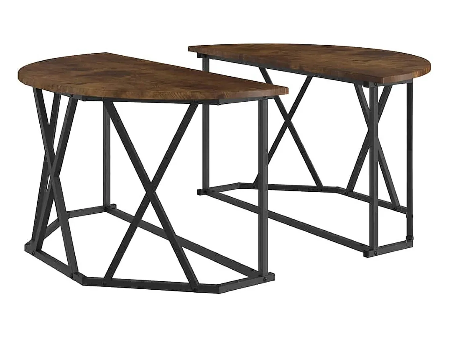 Mesa de Café Roble ahumado 80 x 80 x 42 cm