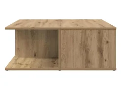 Mesa de Café Roble artisan 80 x 80 x 31 cm Madera contrachapada
