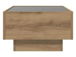 Mesa de Café Roble artisan 50 x 50 x 30 cm Madera contrachapada