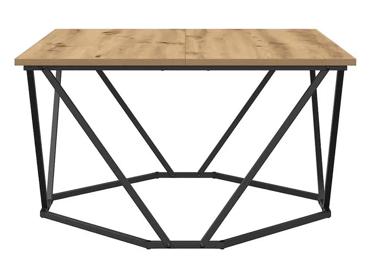 Mesa de Café Roble artisan 80 x 80 x 45 cm