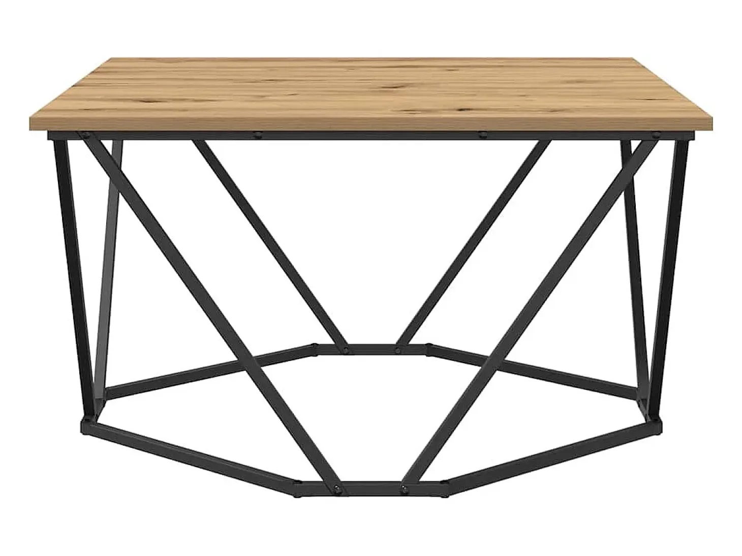 Mesa de Café Roble artisan 80 x 80 x 45 cm