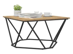 Mesa de Café Roble artisan 80 x 80 x 45 cm