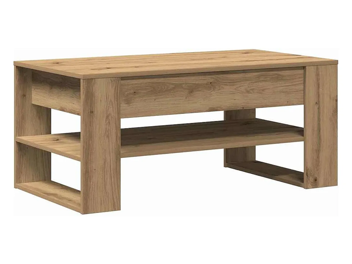 Mesa de Café Roble artisan 102 x 55 x 45 cm