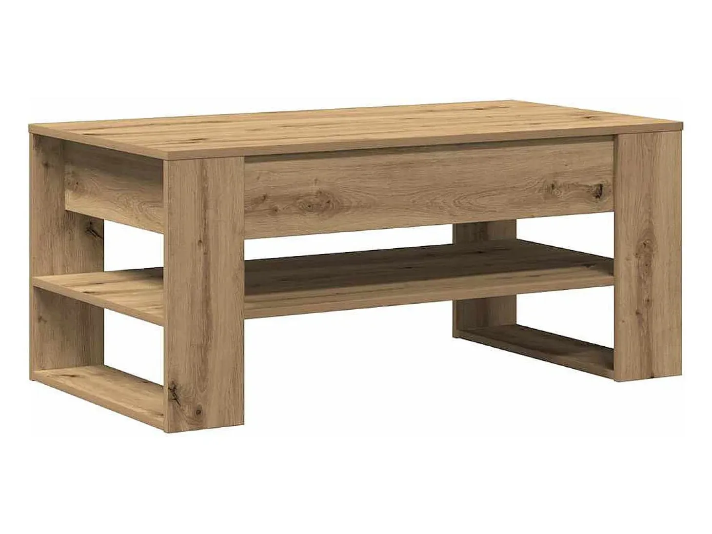 Mesa de Café Roble artisan 102 x 55 x 45 cm