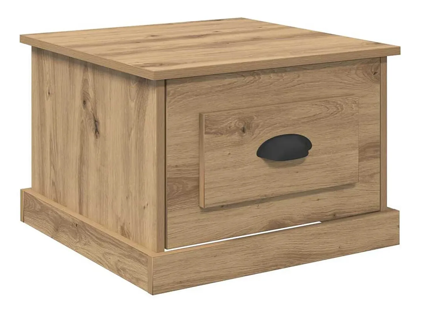 Mesa de Café Roble artisan 50 x 50 x 35 cm Madera contrachapada