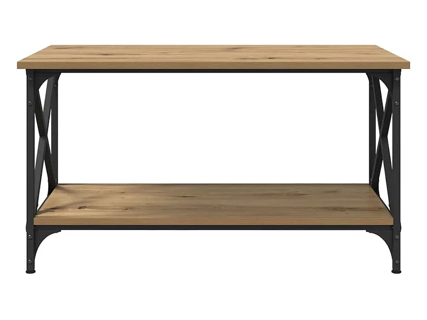 Mesa de Café Roble artisan 80 x 45 x 45.5 cm