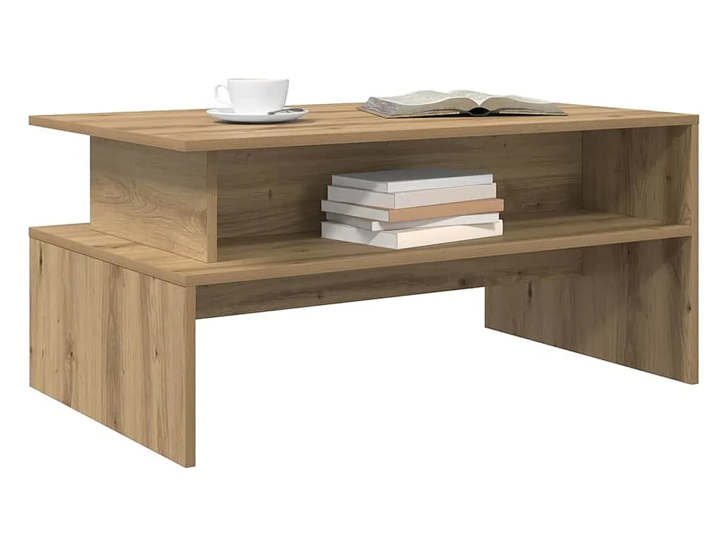 Mesa de Café Roble artisan 90 x 55 x 42.5 cm