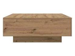 Mesa de Café Roble artisan 80 x 80 x 31 cm Madera contrachapada