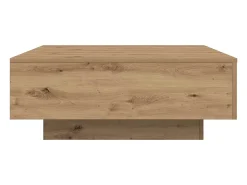 Mesa de Café Roble artisan 80 x 80 x 31 cm Madera contrachapada