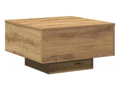 Mesa de Café Roble artisan 55 x 55 x 31 cm Madera contrachapada