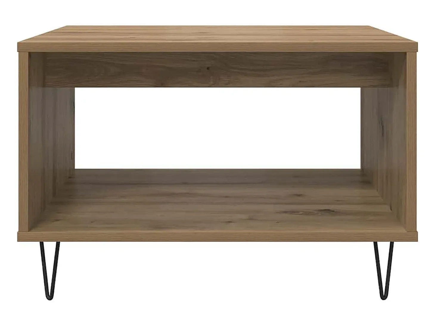 Mesa de Café Roble artisan 60 x 50 x 40 cm Madera contrachapada