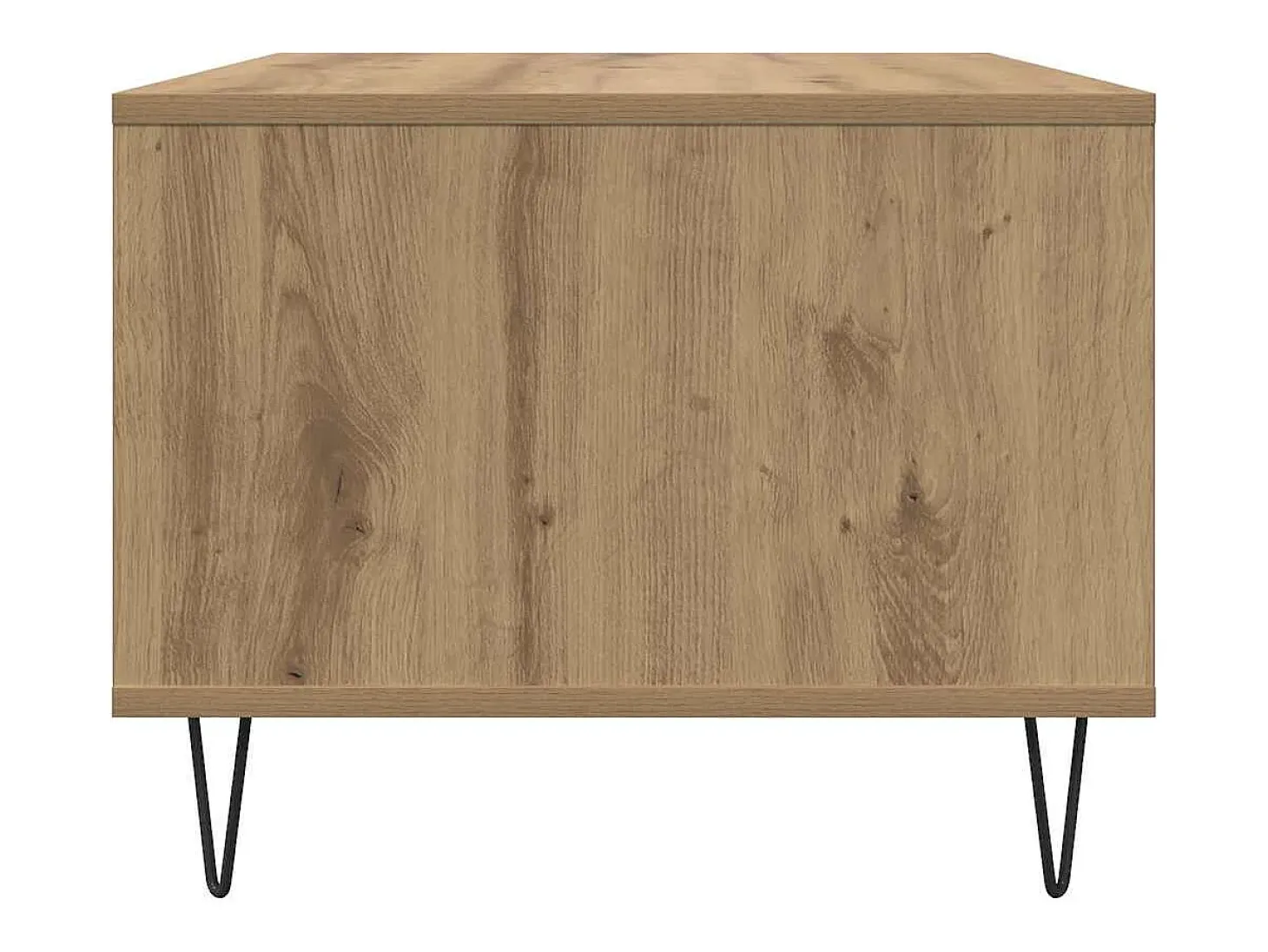 Mesa de Café Roble artisan 60 x 50 x 40 cm Madera contrachapada