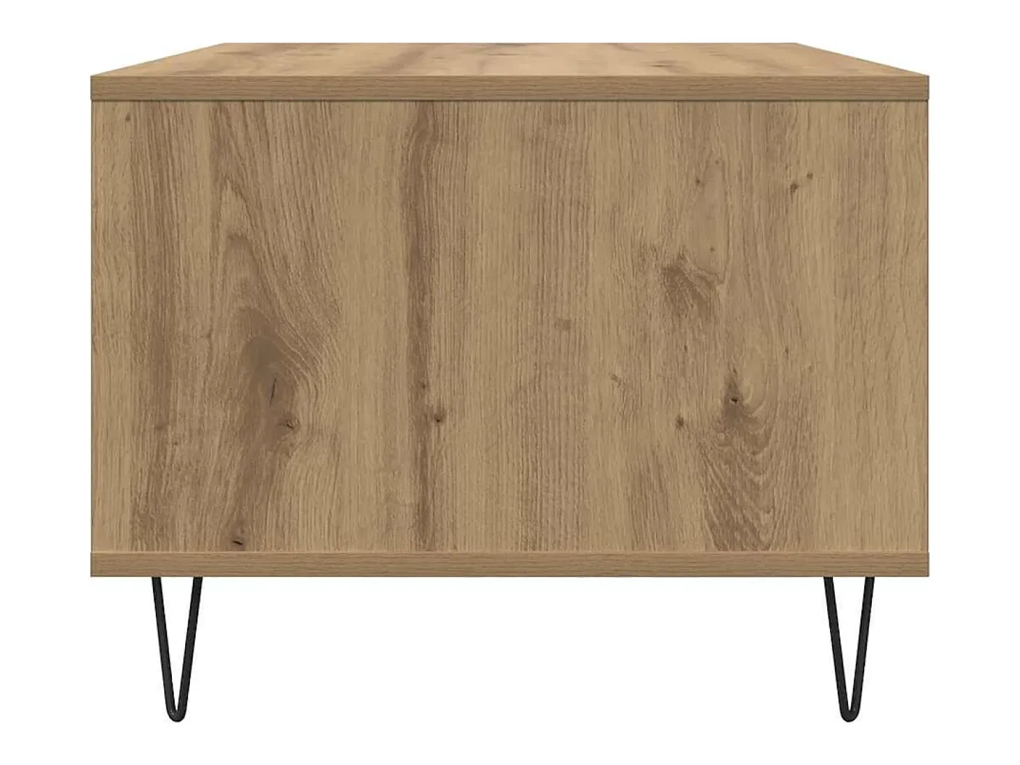 Mesa de Café Roble artisan 60 x 50 x 40 cm Madera contrachapada