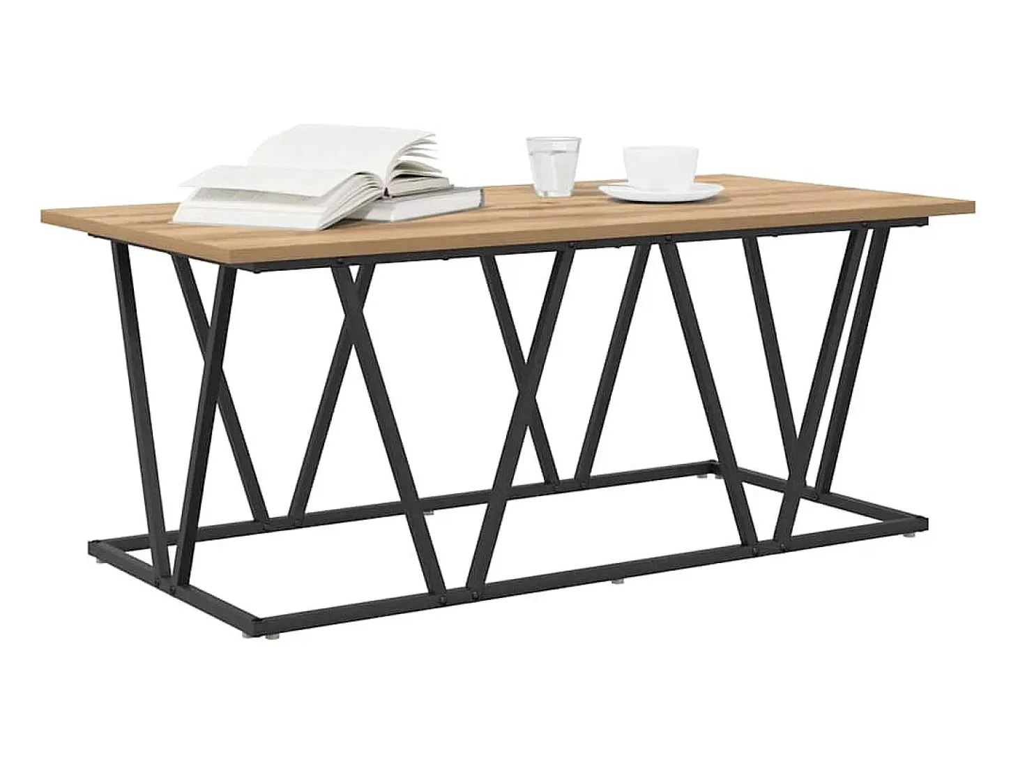 Mesa de Café Roble artisan 100 x 50 x 40 cm