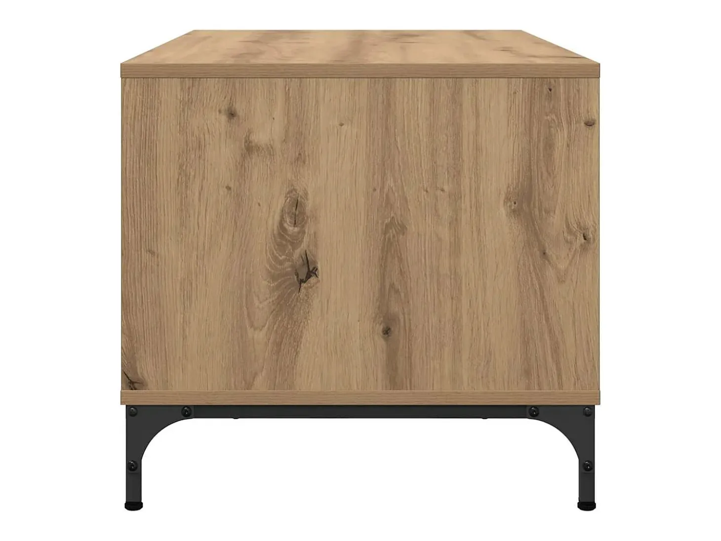 Mesa de Café Roble artisan 90 x 49 x 46 cm Madera contrachapada