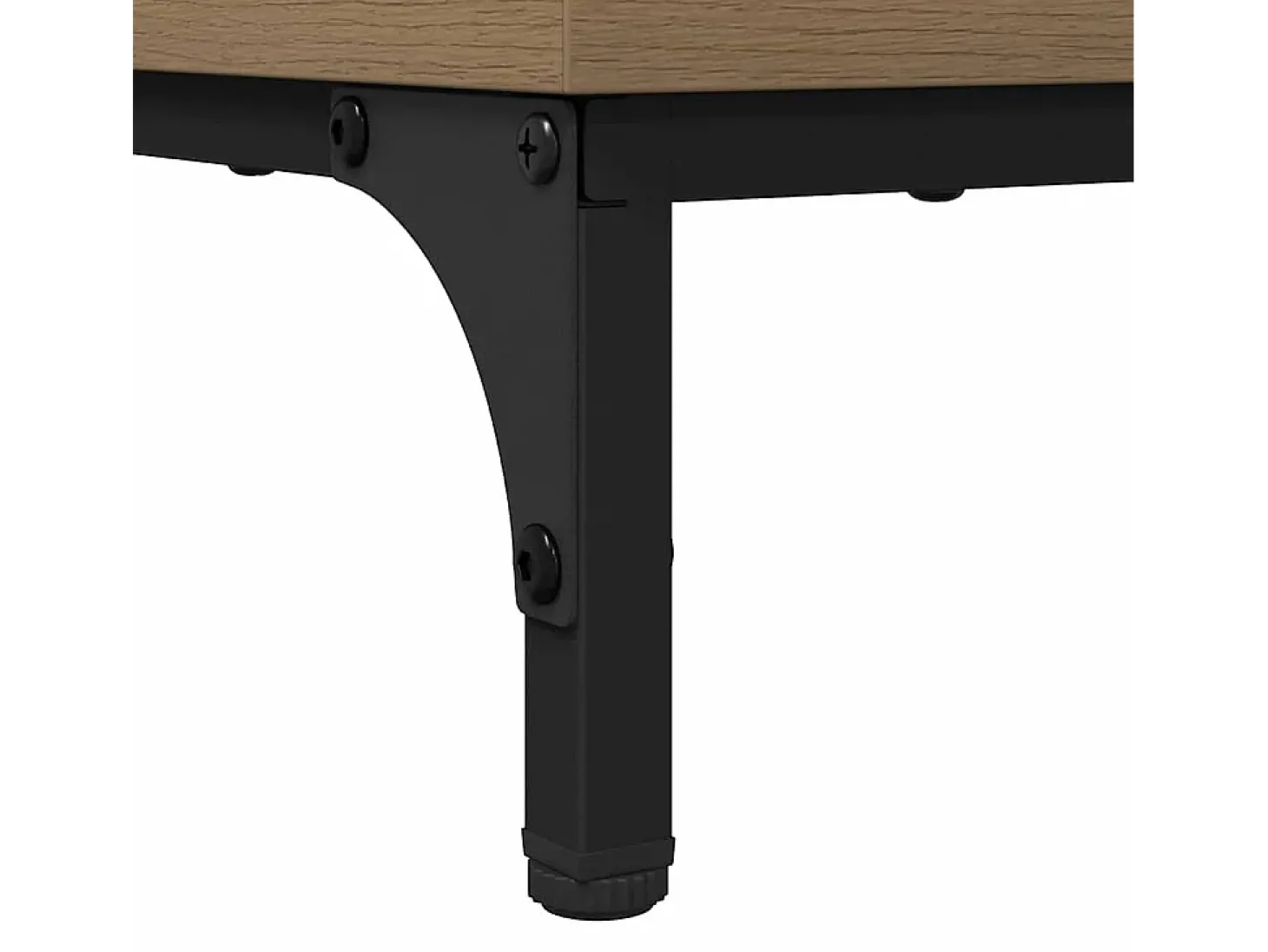 Mesa de Café Roble artisan 90 x 49 x 46 cm Madera contrachapada