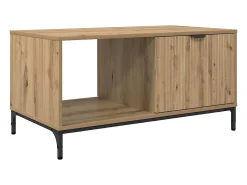 Mesa de Café Roble artisan 90 x 49 x 46 cm Madera contrachapada