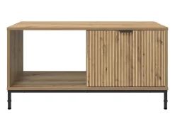 Mesa de Café Roble artisan 90 x 49 x 46 cm Madera contrachapada
