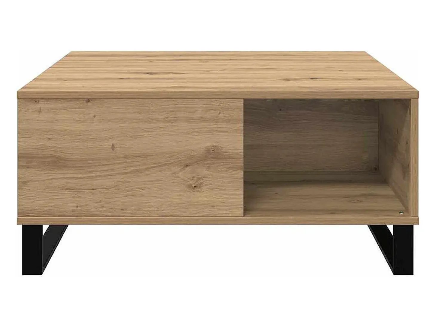 Mesa de Café Roble artisan 80 x 80 x 36.5 cm