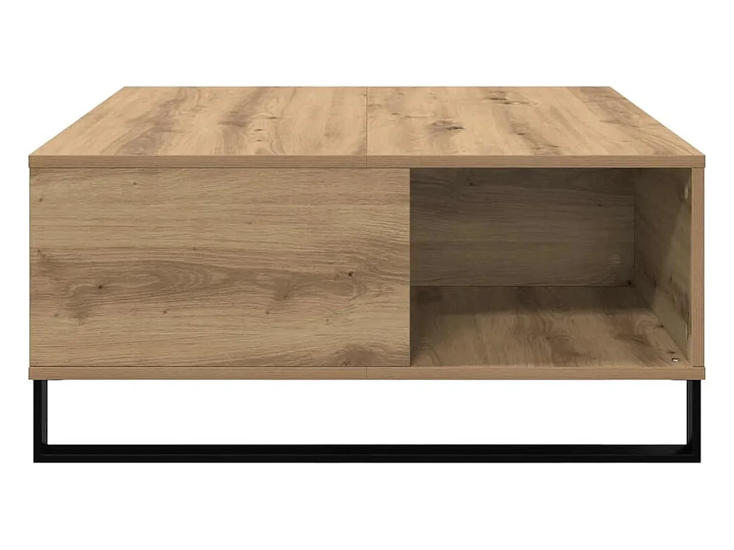 Mesa de Café Roble artisan 80 x 80 x 36.5 cm