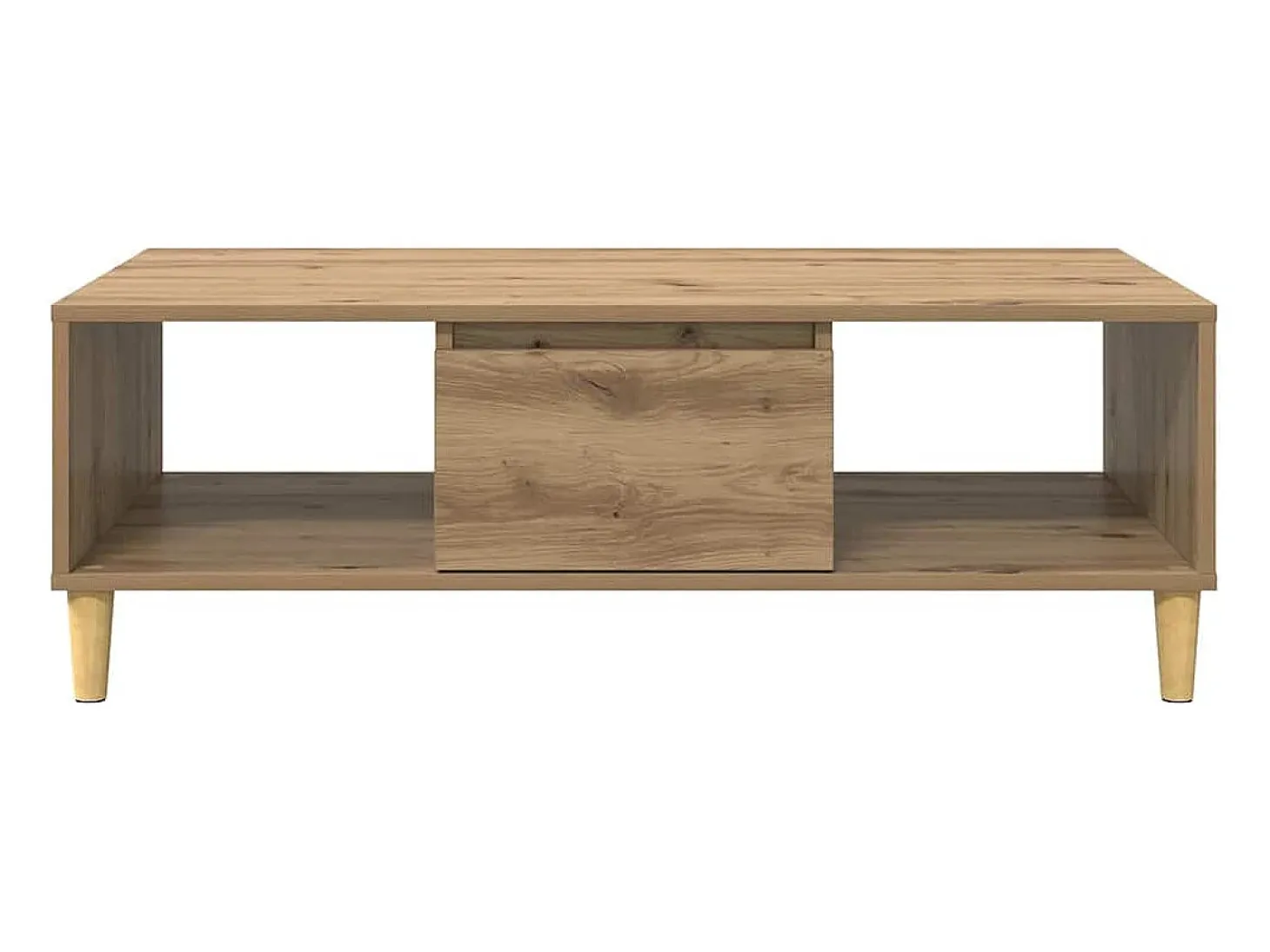 Mesa de Café Roble artisan 103.5 x 60 x 35 cm