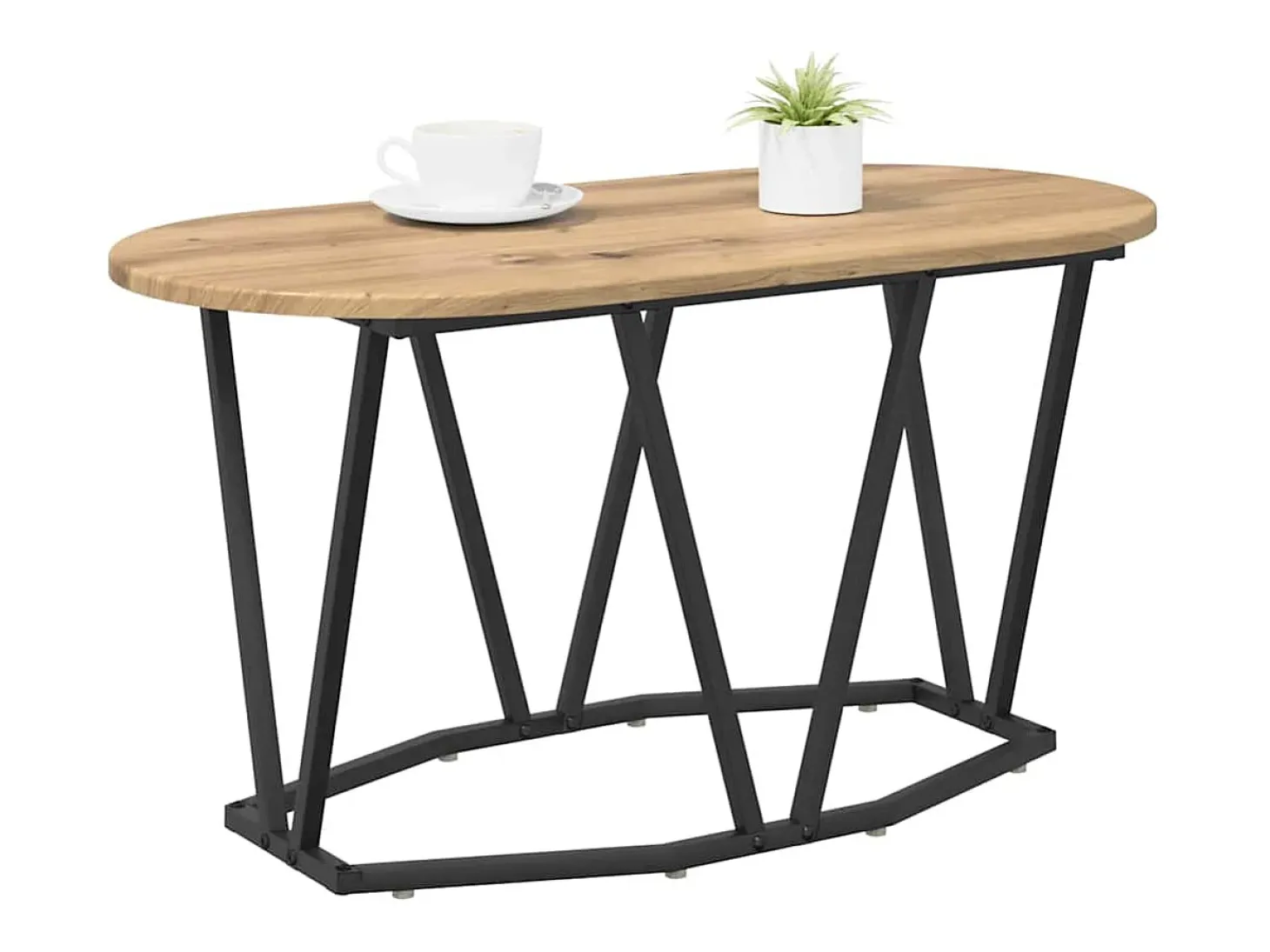 Mesa de Café Roble artisan 80 x 40 x 40.5 cm
