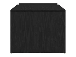 Mesa de Café Roble negro 90 x 45 x 35 cm Madera contrachapada