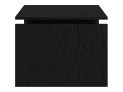 Mesa de Café Roble Negro 68 x 38 x 50 cm Madera contrachapada