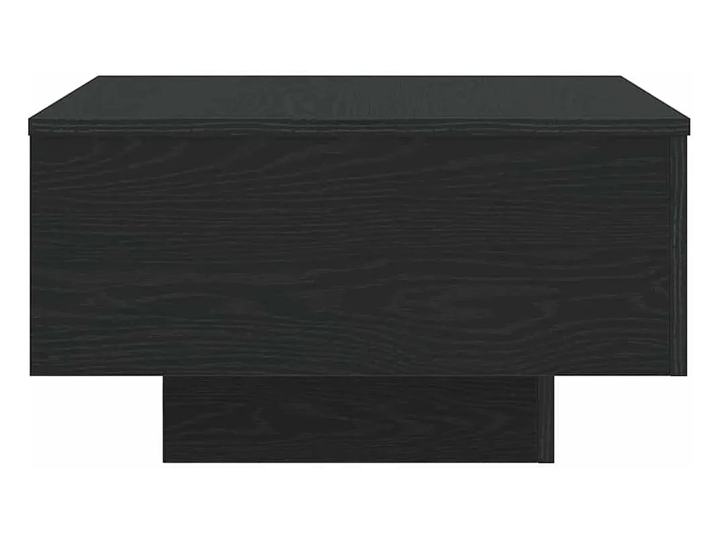Mesa de Café Roble negro 55 x 55 x 31 cm Madera contrachapada