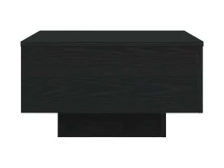 Mesa de Café Roble negro 55 x 55 x 31 cm Madera contrachapada