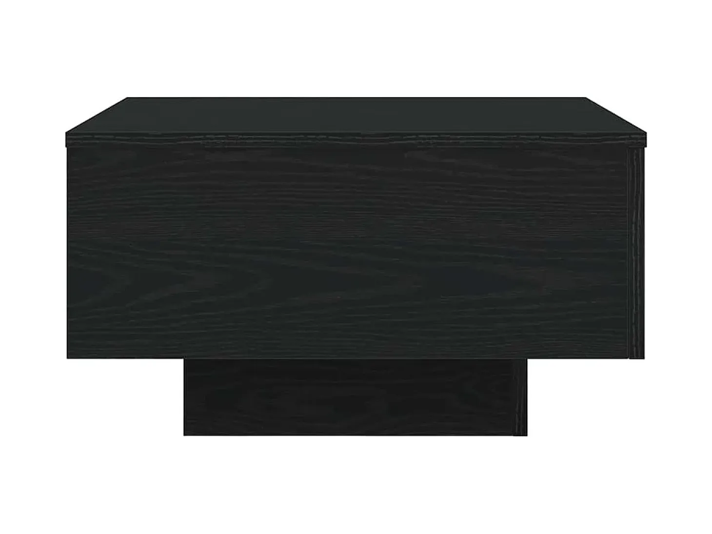 Mesa de Café Roble negro 55 x 55 x 31 cm Madera contrachapada