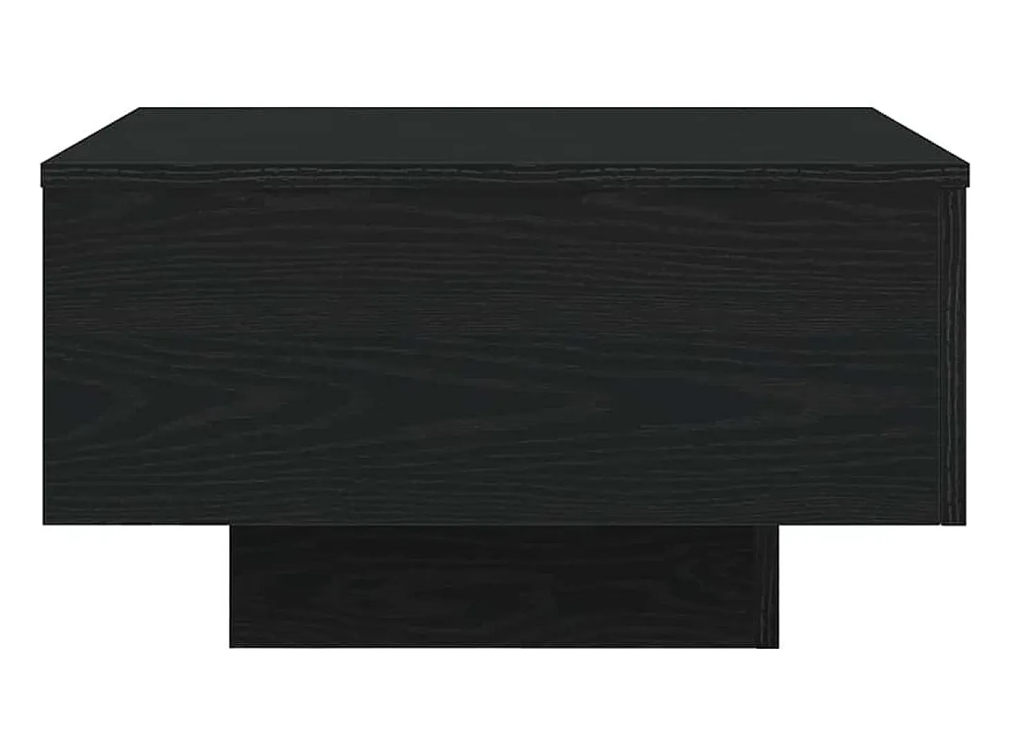 Mesa de Café Roble negro 55 x 55 x 31 cm Madera contrachapada
